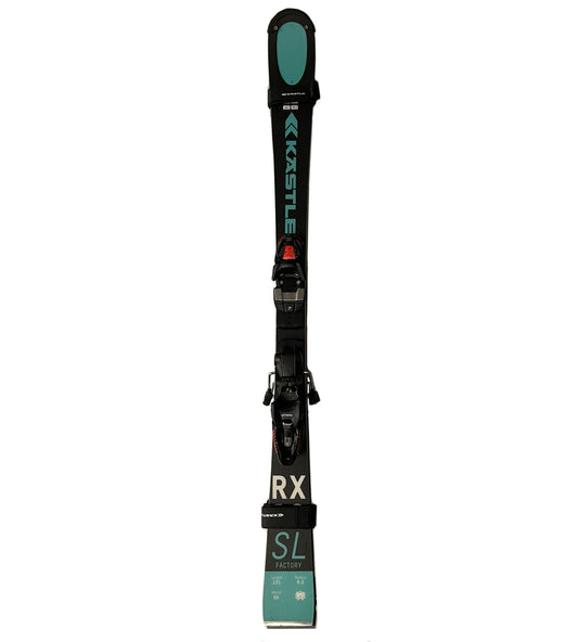 Kastle SL Skis 131cm plus Marker Race 10 Bindings